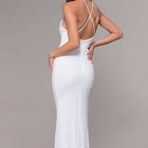 Long White Prom Dress